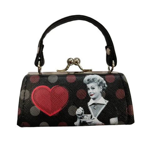 Black and Red Polka Dot Mini Purse