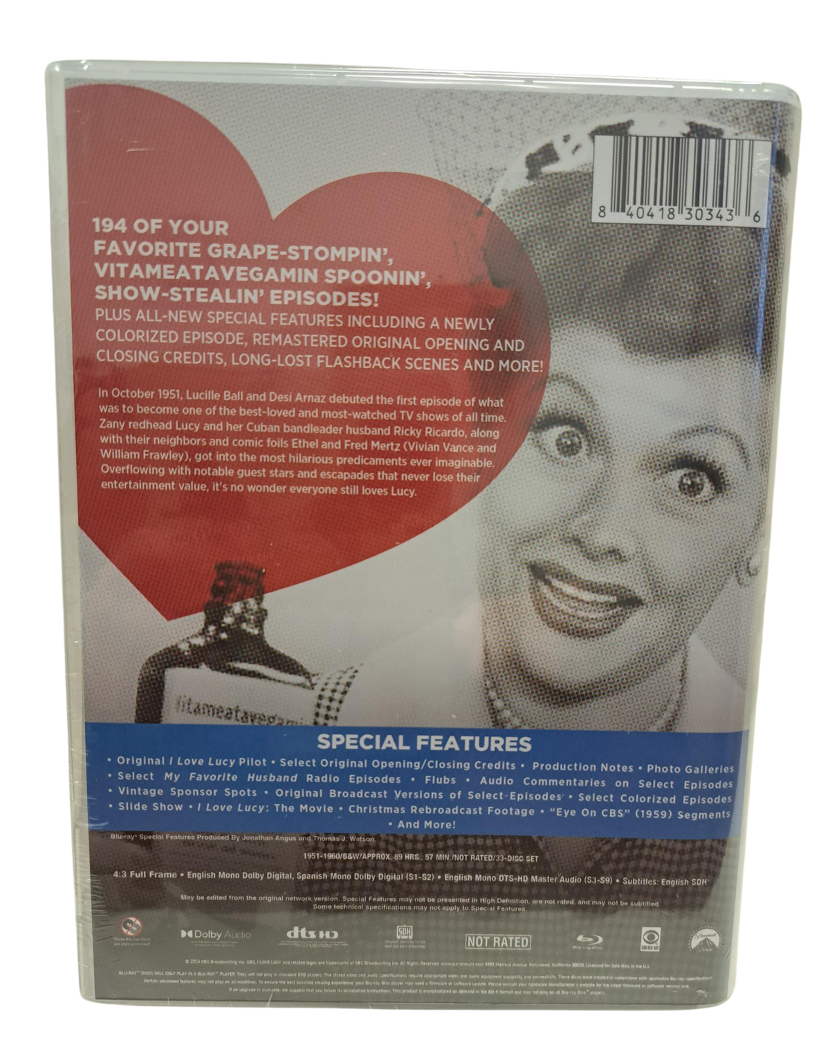 I Love Lucy: Complete Series Blu-Ray