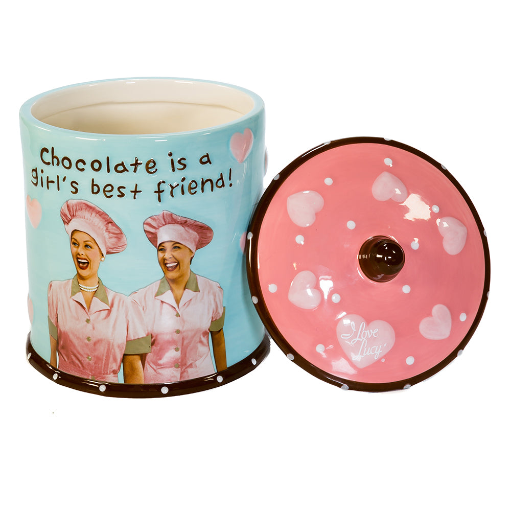 Chocolate Is A Girl&#39;s Best Friend Cookie Jar