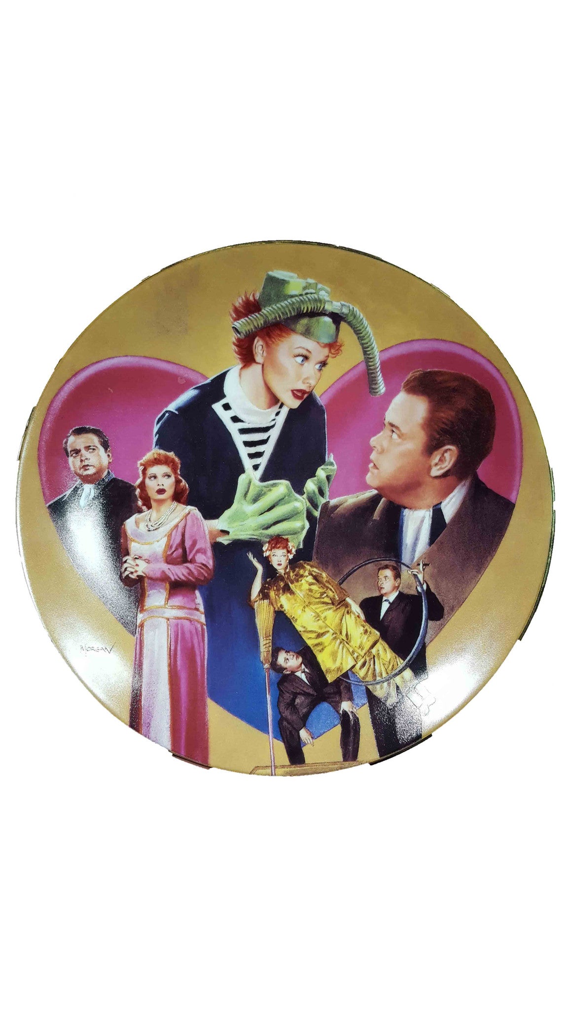 I Love Lucy Welles Plate 1998
