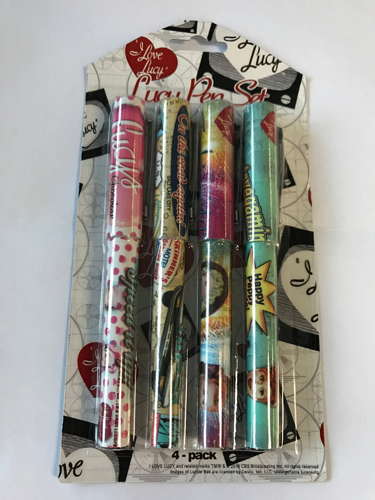 I Love Lucy: 4-Pack Pen Set