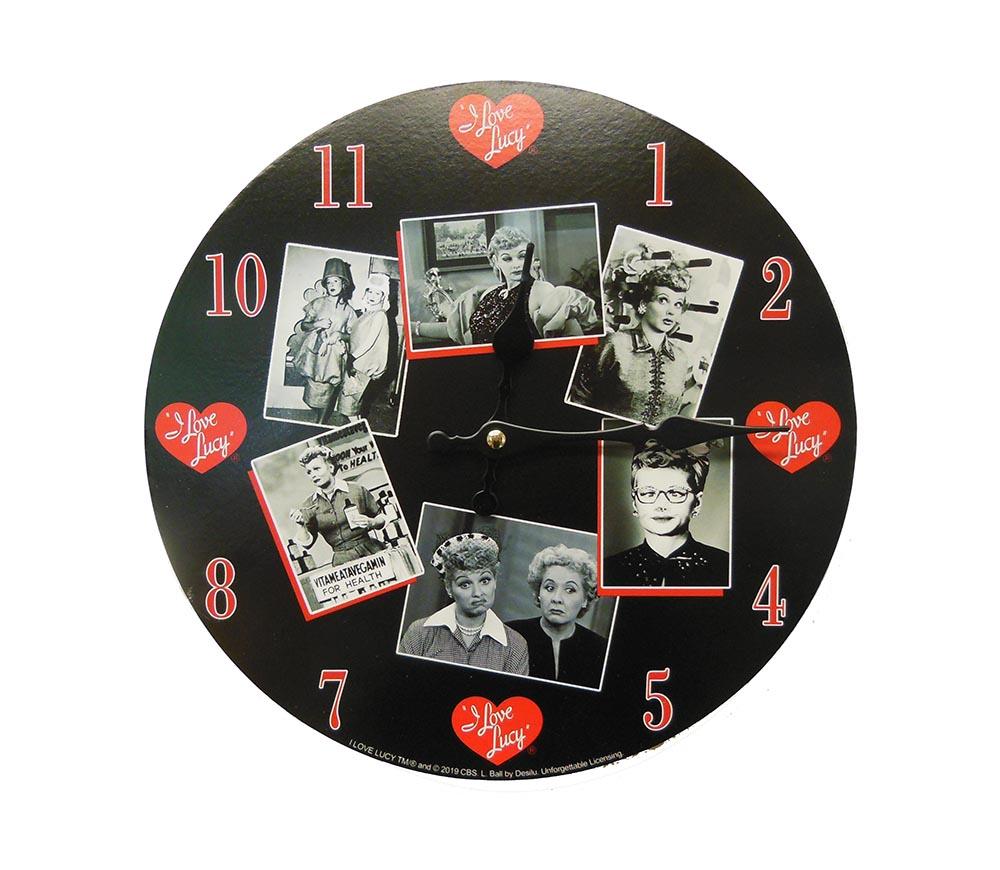 I Love Lucy: Black &amp; White Photo Clock